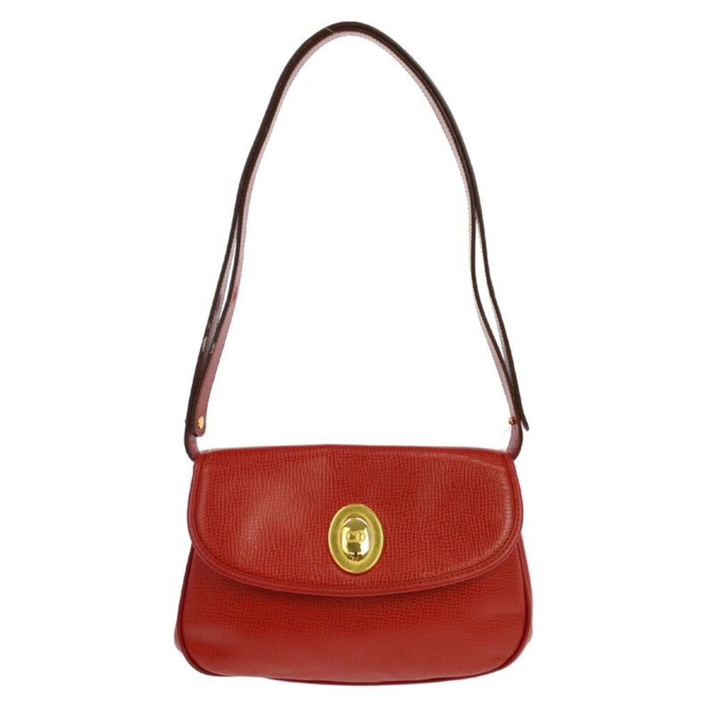 Christian Dior Shoulder Leather Red Leather Shoulder Bag Bag